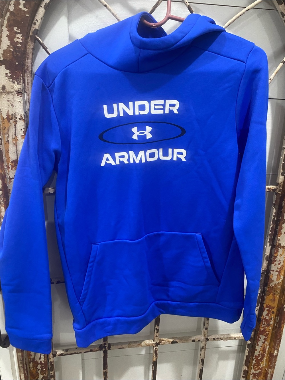 Under Armour Youth Electric Blue Crewneck Hoodie